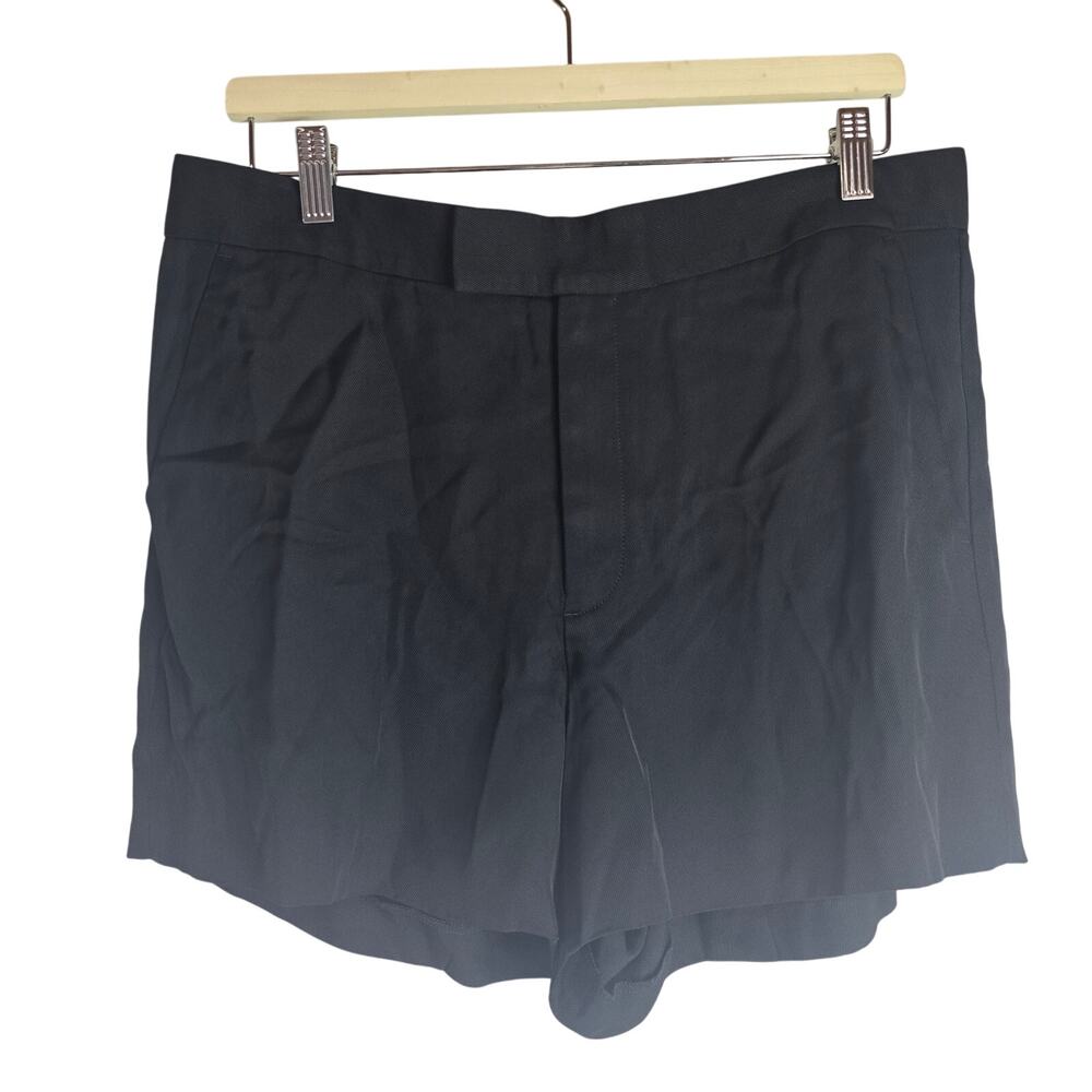 Polo‎ Ralph Lauren Twill Dress Shorts Viscose Black NWT Size 12